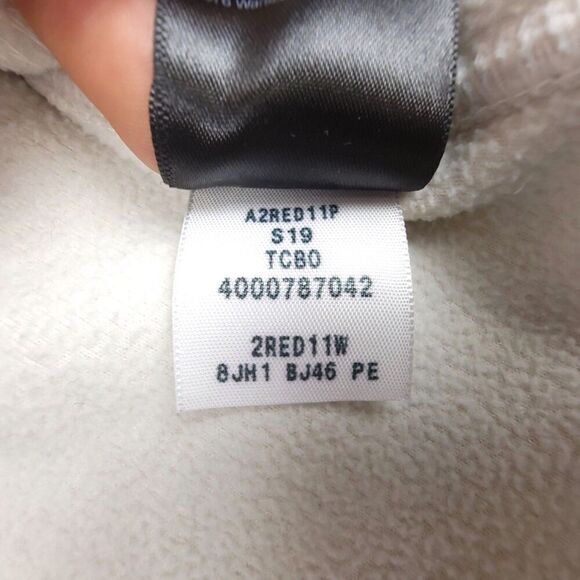 THE NORTH FACE 1/4 Zip Long Sleeve Fleece Sweater Jacket Gorpcore XS Ivory Cream - Picture 9 of 10